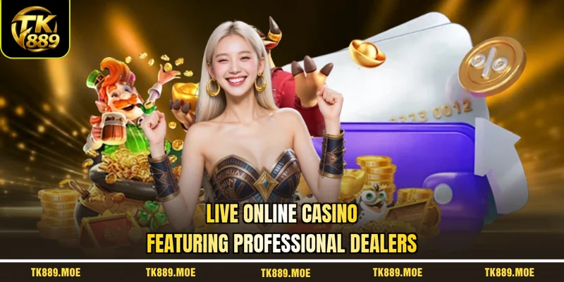 Live Online Casino featuring professional Dealers